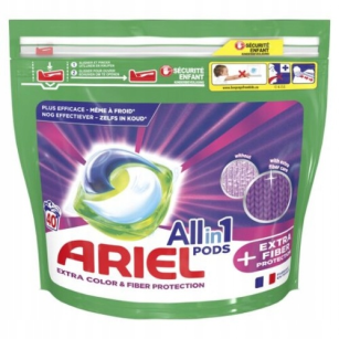 Ariel 40 prań kapsułki 3in1 Kolor (worek)