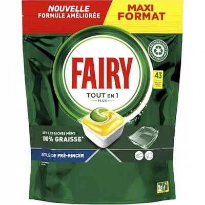 Fairy All-in-One +43szt.kaps. do zmywarki Lemon