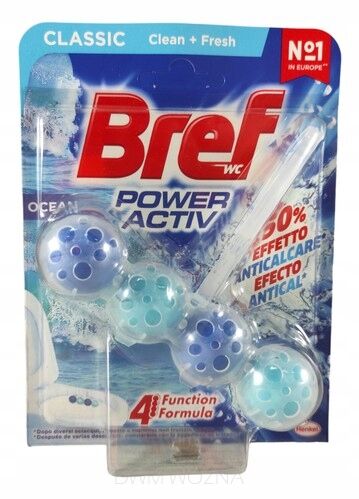 Bref Power Activ Kulki zawieszka do WC toalety 50g Ocean