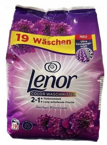 Lenor 19 prań proszek Kolor Amethyst  1,235kg