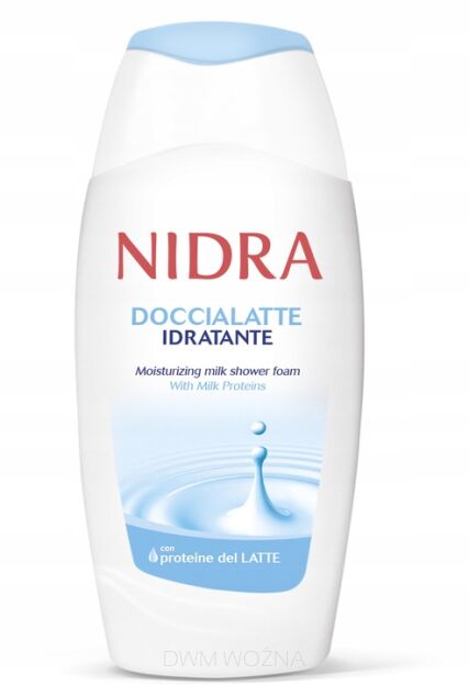 NIDRA ŻEL POD PRYSZNIC PŁYN DO KĄPIELI 250ML MILK PROTEINS