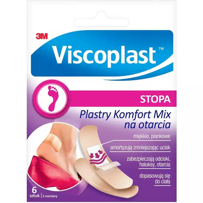 viscoplast plastry komfort mix na otarcia