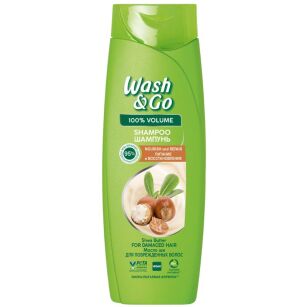 Wash&Go Szampon do mycia włosów 360ml Shea Butter