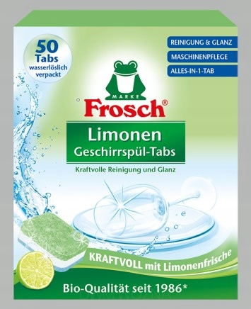 Frosch tab. do zmywarki Alles in 1 Limonen 50 sztu