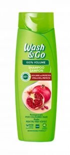Wash&Go Szampon do mycia włosów 360ml Pomegranate