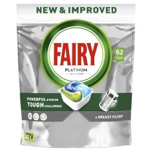 Fairy Platinum 62szt. kaps. do zmywarki Orginal