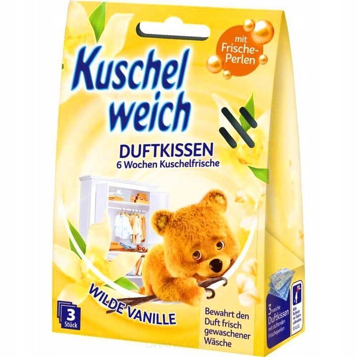 Kuschelweich saszetka zapachowe 3szt. Wilde Vanile zapach do szaf