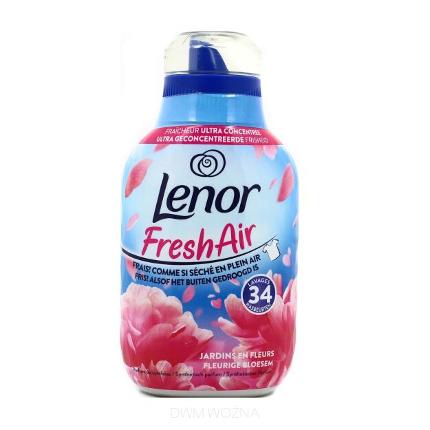 Lenor 476ml 34 płukania FreshAir Jardins en Fleurs