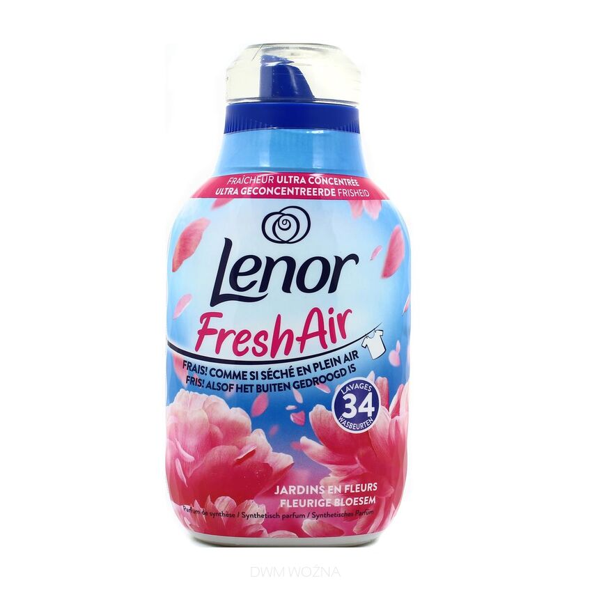 Lenor 476ml 34 płukania FreshAir Jardins en Fleurs