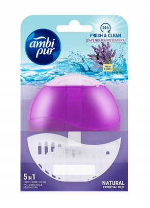 Ambi Pur 55ml zawieszka  kostka do WC Lavender&Iris