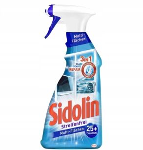 Płyn Sidolin 0,5l mycie szyb i luster Multi Flasch