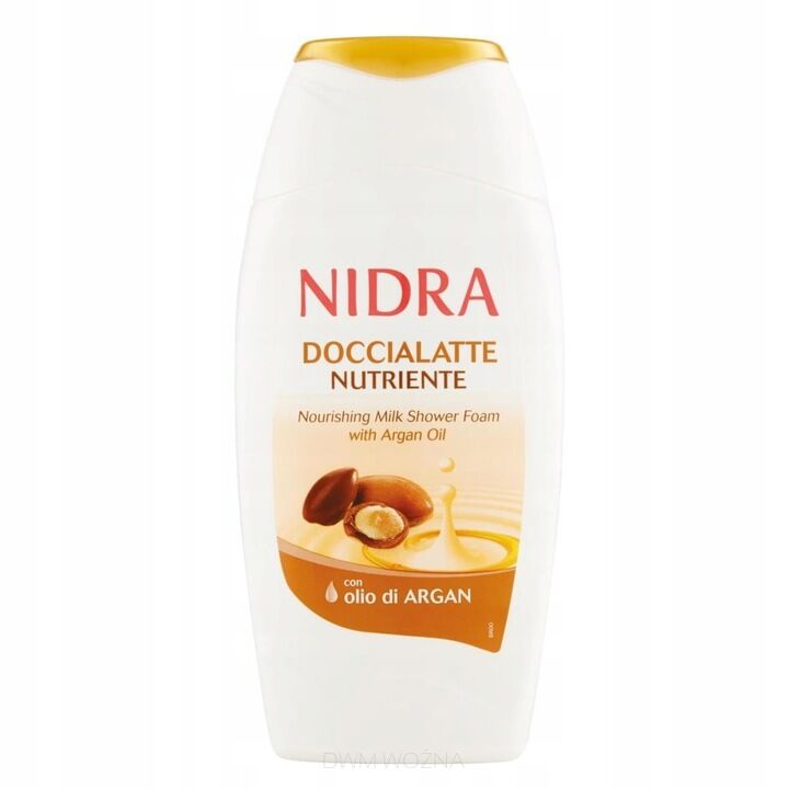 NIDRA ŻEL POD PRYSZNIC PŁYN DO KĄPIELI 250ML ARGAN OIL