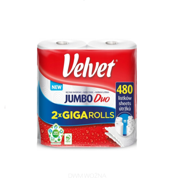 Ręcznik papierowy Velvet A3 JUMBO 2W