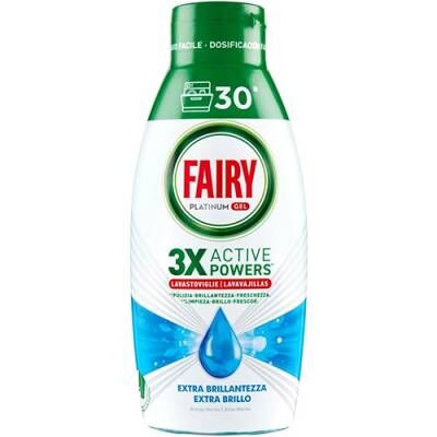 Fairy 30 myć żel Platinum do zmyw. 600ml Marina