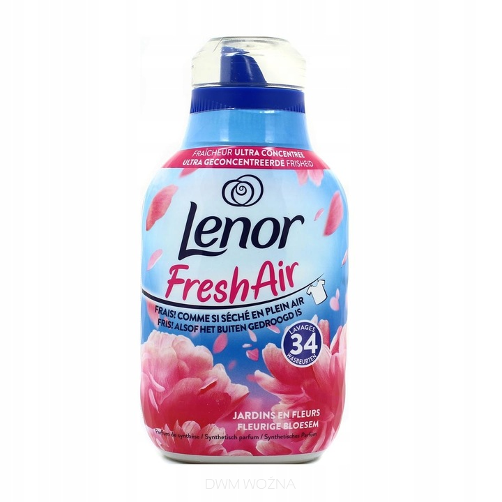 Lenor 476ml 34 płukaniaFresh Air Jardns en Fleur